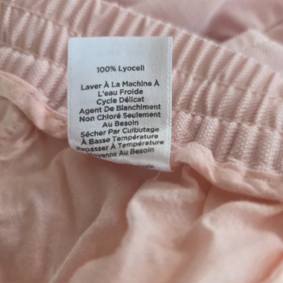 Talbots Pale Pink Drawstring Pants - Picture 8 of 8